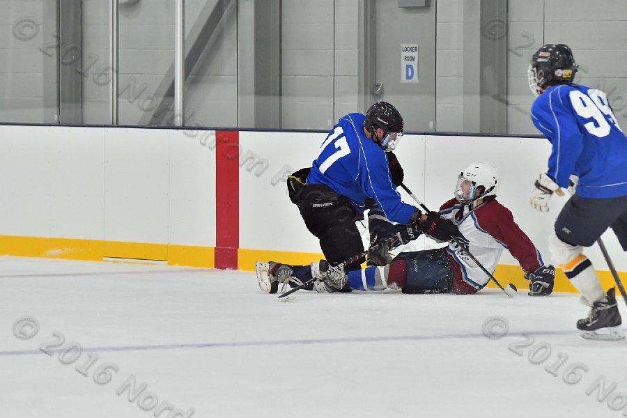 Wheaton College Men\'s Ice Hockey vs Middlesex Community College. - Photo By: KEITH NORDSTROM